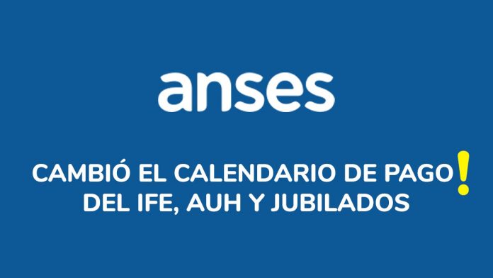 Anses cambios calendario