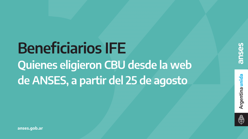 Calendario tercer IFE con CBU