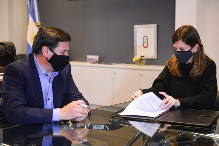 Fernanda Raverta y Daniel Arroyo