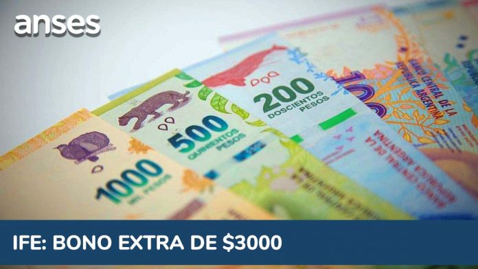 IFE ANSES - Bono extra de $3000 pesos