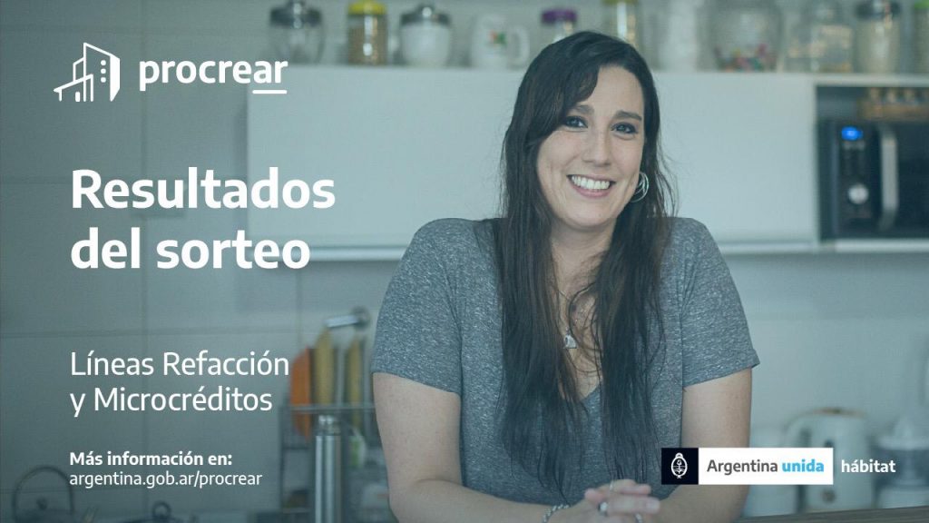 Aviso Resultados Sorteo Procrear 2020