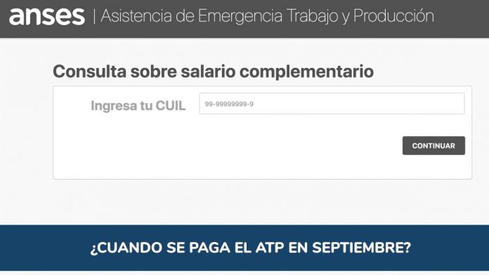 Pago ATP Anses Septiembre