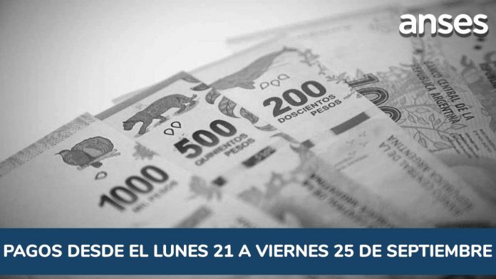 Pagos Anses de la semana del 21 de Septiembre