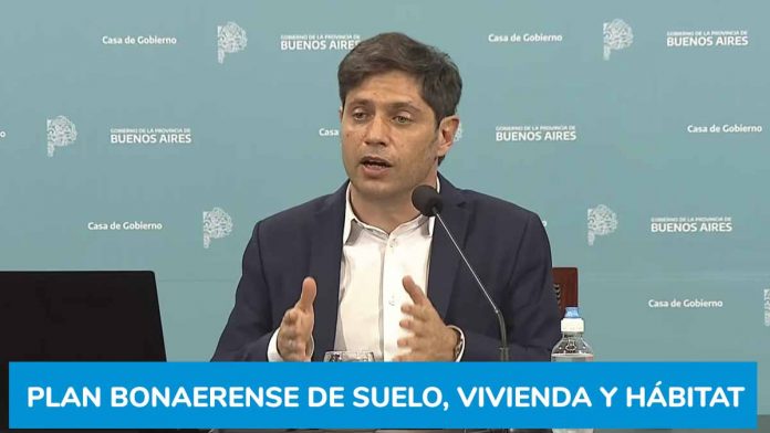 Kicillof anunció la construcción de 33.600 viviendas para los próximos tres años