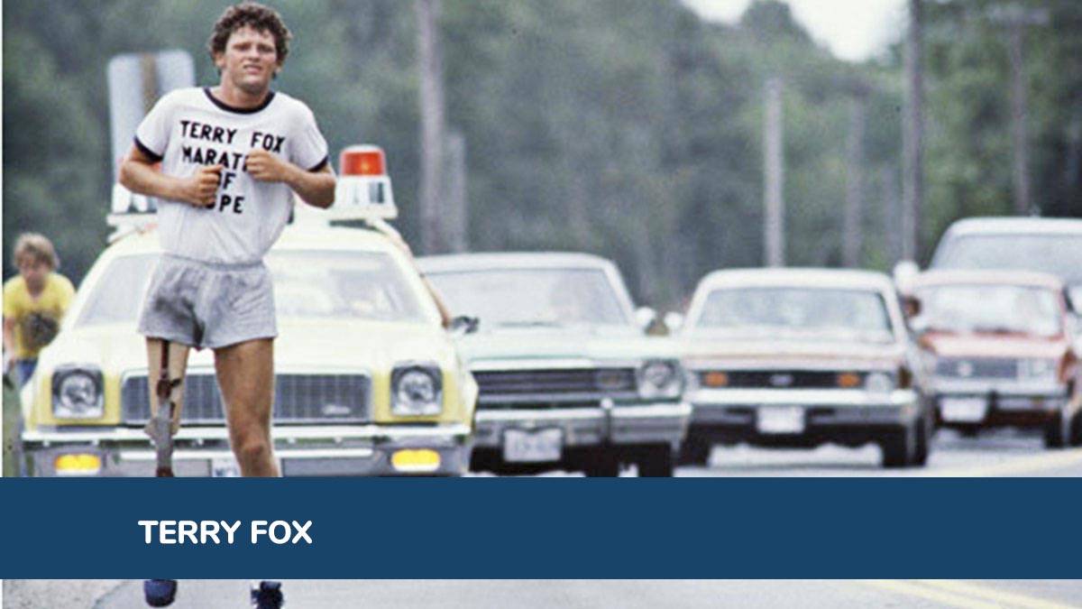 Terry Fox, el activista deportivo contra el cáncer con su Maratón de la Esperanza