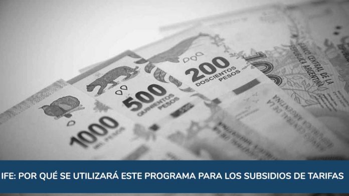 IFE: por qué el Gobierno utilizará este programa para los subsidios de tarifas