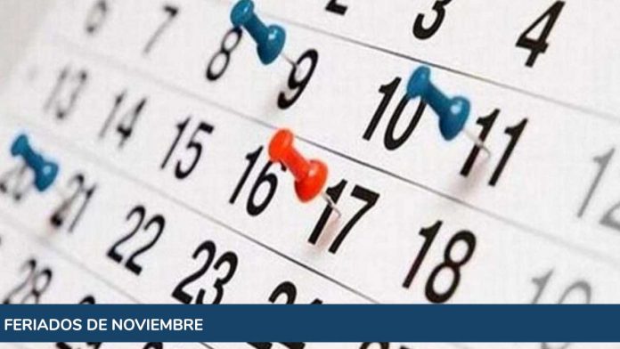 Cuál es el próximo feriado de noviembre y cuántos quedan hasta fin de año