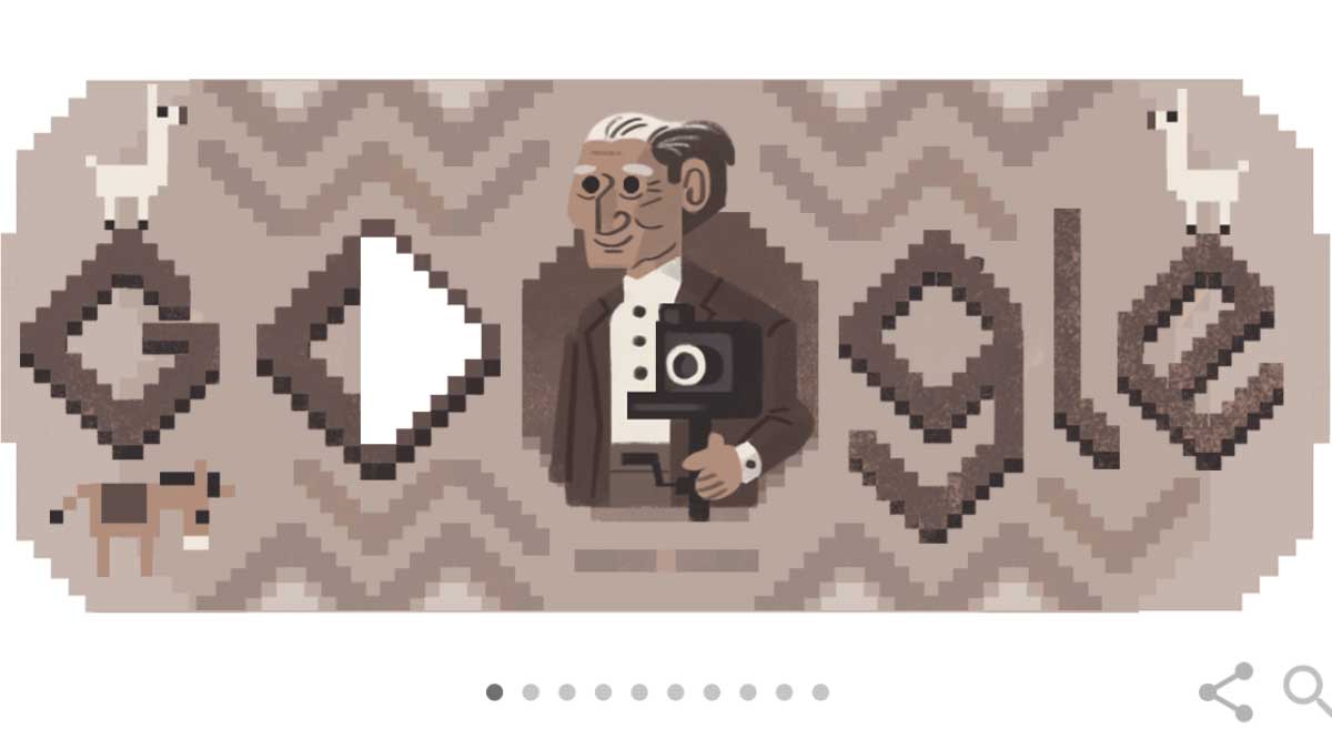 Martín Chambi en Doodle de Google