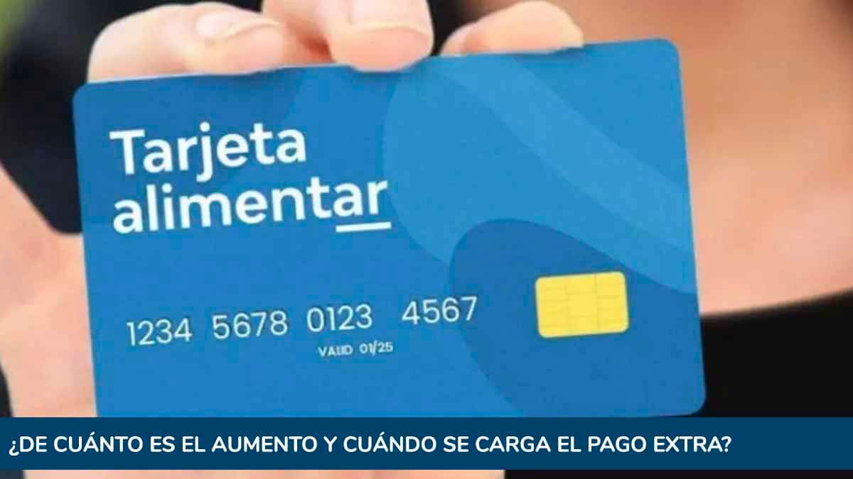 Tarjeta Alimentar: de cuánto es el aumento y cuándo se carga el pago extra