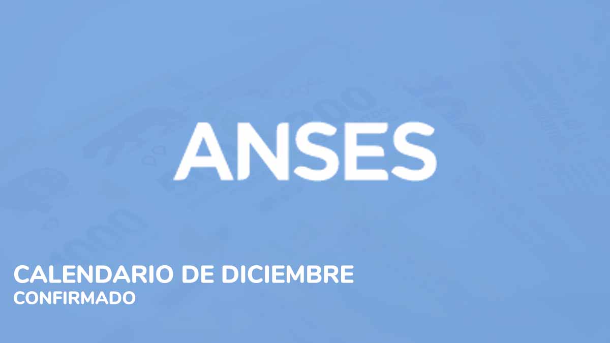 ANSES Calendario Diciembre