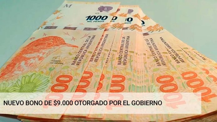 Bono de 9000 pesos