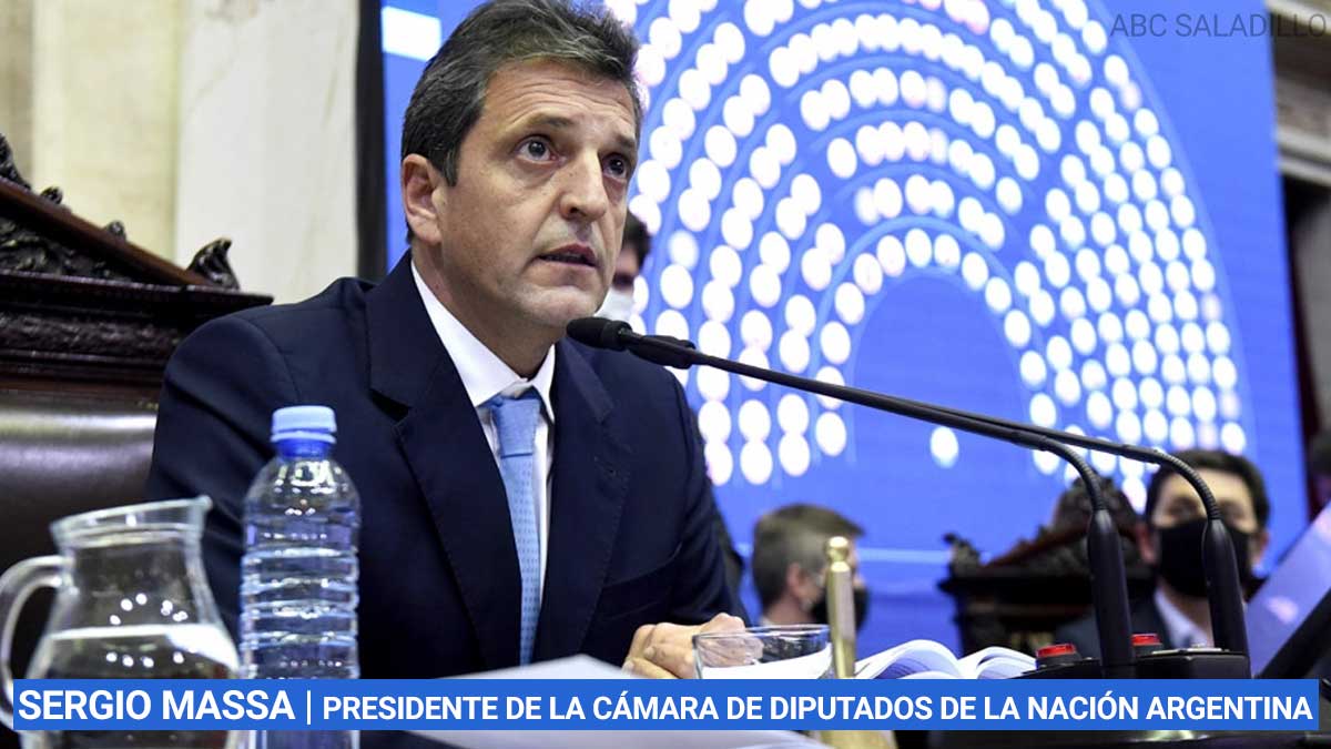 SERGIO MASSA | presidente de la Cámara de Diputados de la Nación Argentina