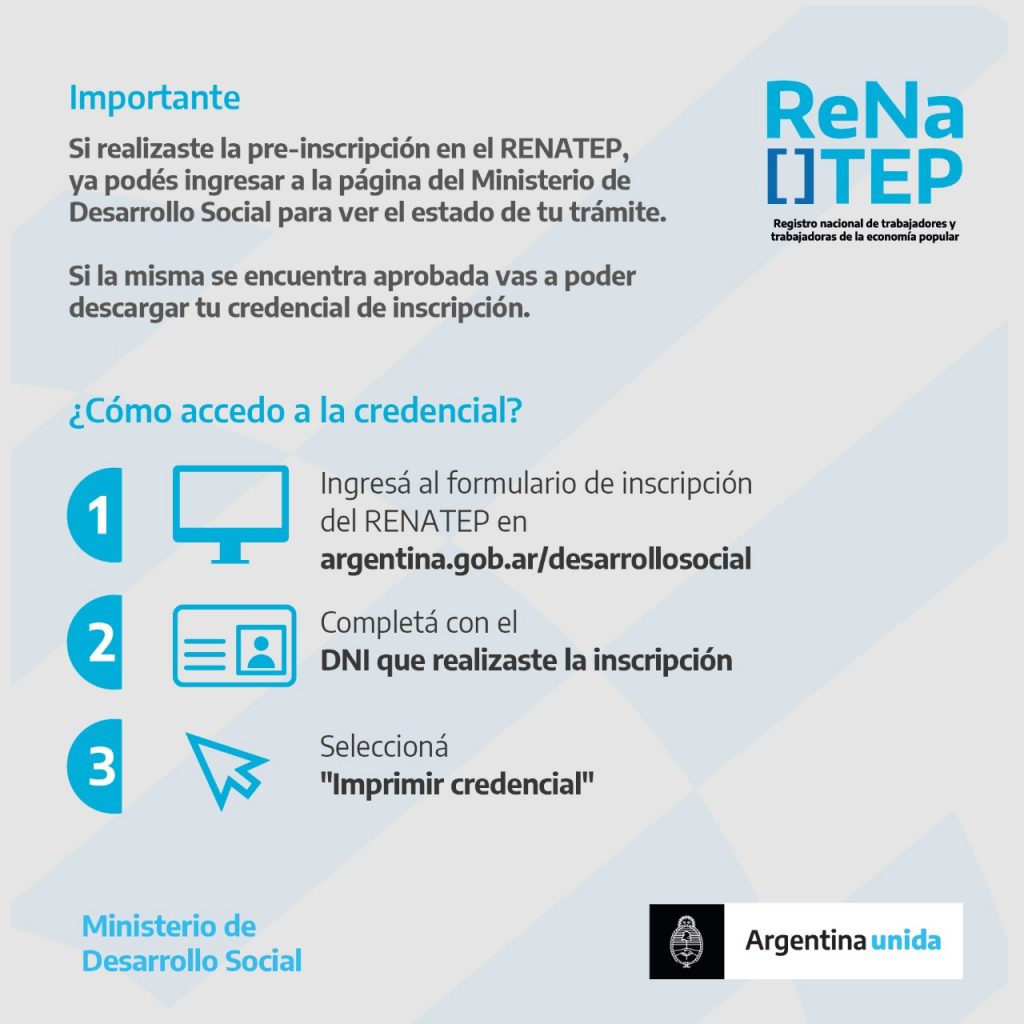 ¿Cómo descargar la Credencial del Renatep?