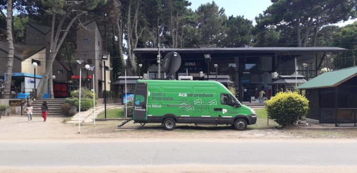 Cajero móvil de Banco Provincia en Costa del Este