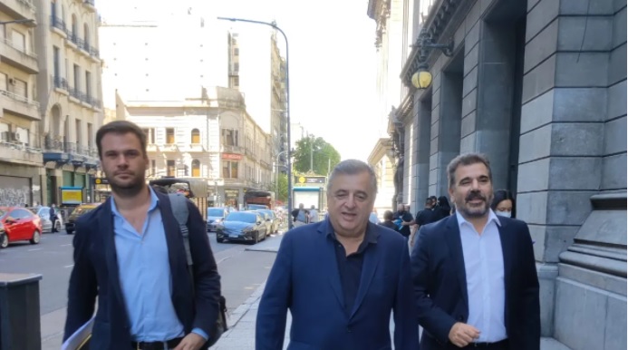 Juan Manuel López, Mario Negri y Cristian Ritondo