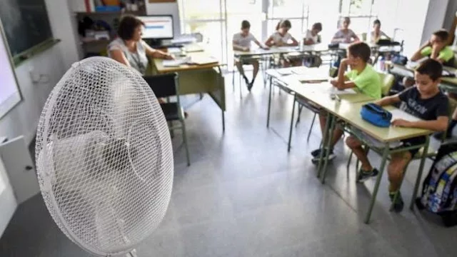 calor escuelas