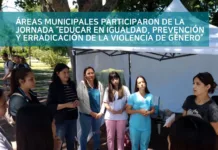 Áreas municipales participaron de la jornada “educar en igualdad, prevención y erradicación de la violencia de género”