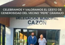 Celebramos y valoramos el gesto de generosidad del vecino “pepe” Gramajo!