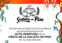 Sábado 6 de abril | Apertura de la 4ta edición de la «Fiesta de la galleta de piso»