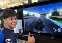 Motociclismo: Caída y rodada de Valentín Valor en Brasil