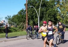Atletismo: Podio para los saladillenses Ezequiel Aguilera y Celeste Abalos en los 10K de Olavarría