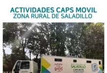 ¡Comienza a rodar el CAPS movil por la zona rural de saladillo!