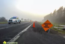 Iniciaron las obras para el sistema de iluminación de la RN205