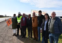 Con una inversión de 240.000.000 de pesos realizan la iluminación de un tramo de la ruta Nacional 205