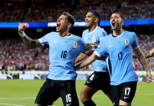 Uruguay eliminó al anfitrión EE.UU. y avanzó como líder a los cuartos