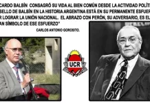 120 años del nacimiento de Balbín || “El sello de Ricardo Balbín está en la lucha permanente por la vigencia de la Democracia, sus valores y la unión de los argentinos»