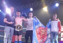 Kickboxing: Escuela Perro Team se presentó en Chascomus