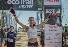 Celeste Ávalos obtuvo el primer puesto en el circuito ecotrail en Lobos
