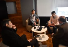 Vialidad || El Intendente Salomón acompañado por el Secretario de Obras Públicas Ing. Guillermo Candia mantuvo una reunión de trabajo