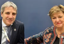 Fuerte respaldo de la jefa del FMI a Luis Caputo: «Estamos comprometidos a apoyar los esfuerzos del gobierno»