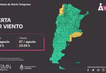 Alerta | Fuertes ráfagas de viento afectaran a la provincia de Buenos Aires