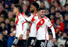 Con goles de Borja y Simón, River Plate superó 2-1 a Talleres y avanzó a los cuartos de final de la Libertadores