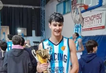 Básquet: El saladillense Octavio Lasala fue campeón con Racing