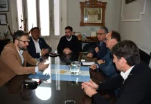 Reunión con autoridades regionales y locales del Banco de la Provincia De Buenos Aires