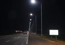 161 Aniversario | Quedó inaugurada la iluminación un tramo de la ruta 205 una obra muy importante para la seguridad de los trabajadores saladillenses