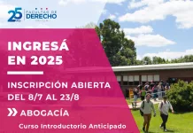 Continua la inscripción para ingreso anticipado para la carrera de abogacía en Facultad de Derecho de Azul