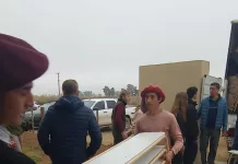 El CEPT N°36 “ La Barrancosa” recibió material mobiliario para la escuela