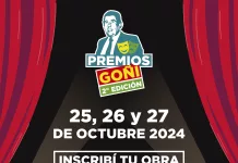 Inscripciones || Este 26, 27, 28 y 29 de octubre se llevará a cabo la 2da edición del Festival de Teatro Local Premios Goñi