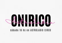 Sábado 16 hs en ASTROLABIO CIRCO función de «ONIRICO»