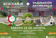 Sábado 24 | jornada de ECO-CANJE + VACUNACIÓN ANTIRRÁBICA + RECICLATÓN