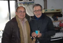 Cumpleaños de Mario Raciti | El Intendente Municipal Ing. José Luis Salomón concurrió a su domicilio para saludarlo