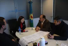 Gestiones para viviendas sociales con la ministra Silvina Batakis