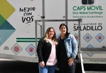 El pasado Sábado nuevamente estuvo instalado frente al municipio el CAPS Móvil llevando a cabo las tareas de asistencia preventiva