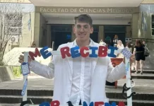 Un flamante médico Dr. Lorenzo Mena «Lolo»