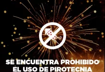 SE ENCUENTRA PROHIBIDO EL USO DE PIROTECNIA DE ALTO IMPACTO SONORO EN TODOS LOS AMBITOS