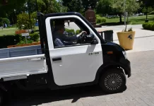 El saladillense Federico Hansen adquirió un vehículo eléctrico denominado TITA